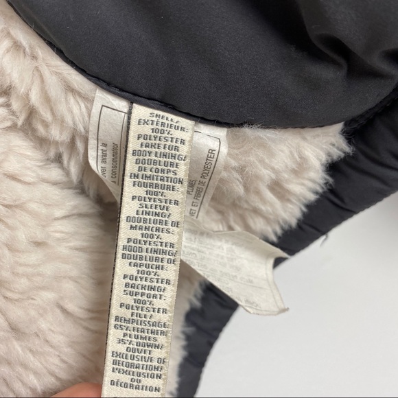 Abercrombie & Fitch Down Jacket Faux Fur Lining XS - Picture 5 of 8